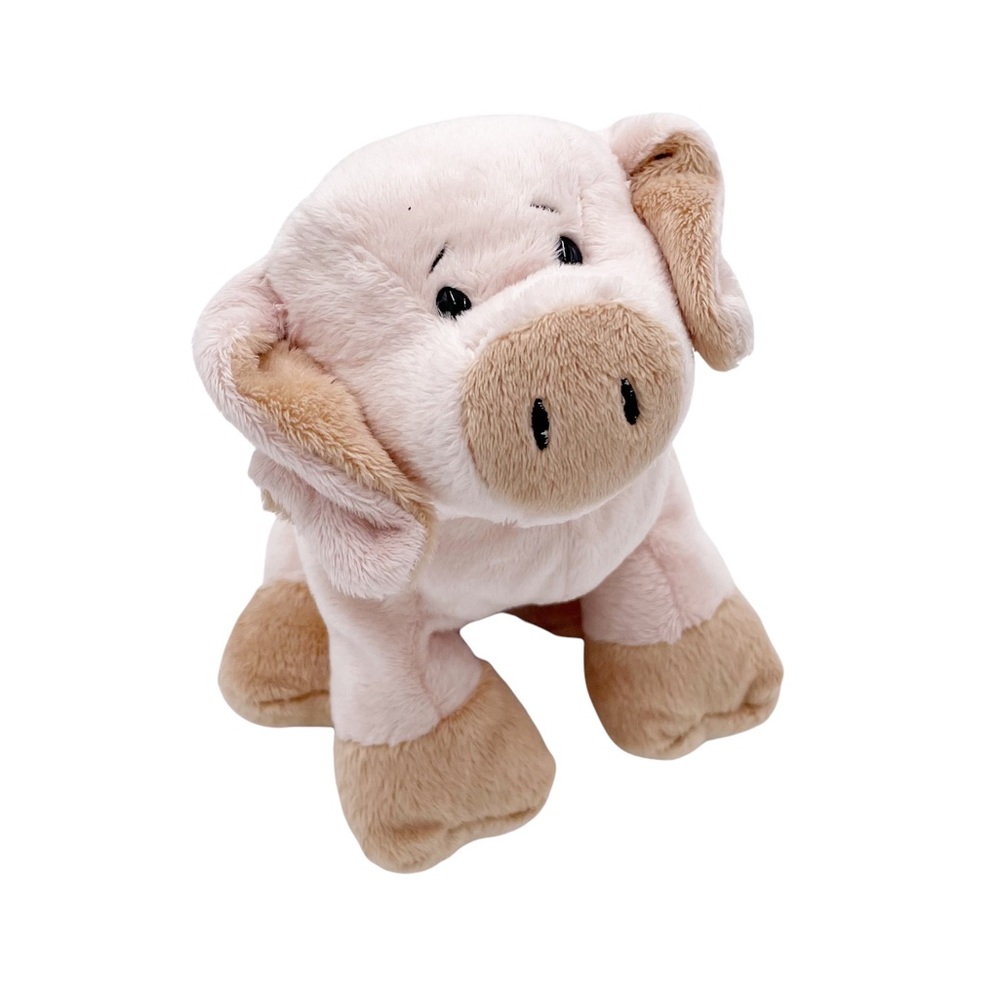 GANZ Webkinz HM184 Pink Floppy Pig Plush Stuffed Animal NO CODE